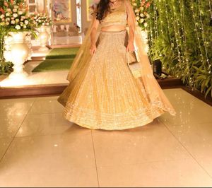 Gorgeous Gold Lehenga Choli