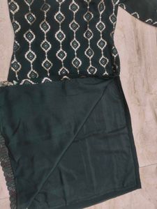 Green Ethnic kurta set