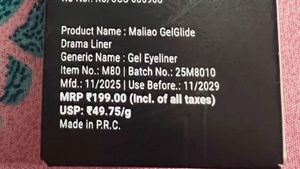 Gel glide Drama Eyeliner with applicator