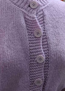 Lavender Knit Cardigan