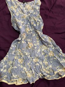 Floral Tiered Mini Dress