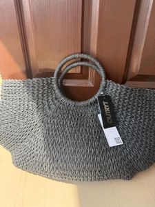Outry by AZORTE Black Crochet Hobo Bag
