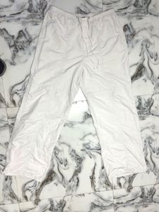 ZARA Comfortable white unisex Cargo Pants