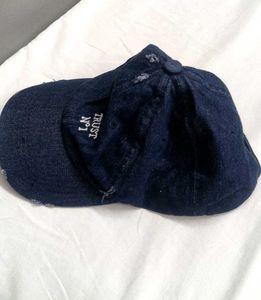 Distressed Denim Baseball Cap