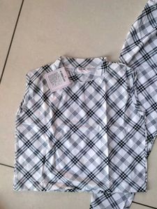LILPICKS BARNDCute Plaid Pajama Set