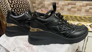 ALDO Black Quilted Sneakers