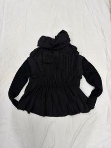 Black Ruched Jacket