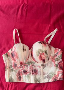 Floral Print Corset top