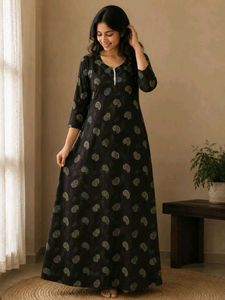 Elegant Paisley Print Kurta