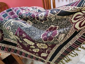 Winter Shawl - Reversible Print