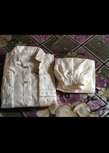New  kids Elegant White Kurta Set