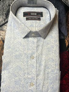 Men's Gene 100% Cotton Floral Print Shirt
