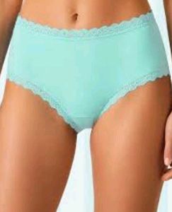 Comfortable Teal Lace Briefs