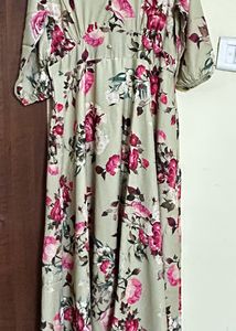 Floral Print Maxi Dress