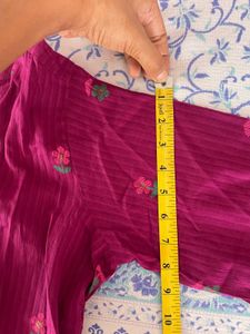 Westside Utsa Purple Cotton Shrug