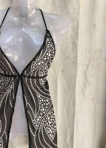 Sheer Halter Neck  Top
