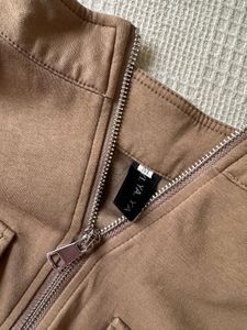 Tan Midi Shirt Dress