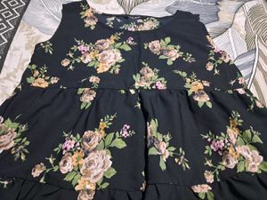 Chic Floral Tiered top