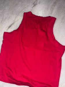 2 Tops Red "Bitch Please" Rainbow Tank Top