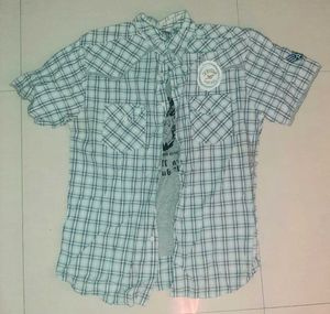 💙 ELEVATED CASUAL PLAID SHIRT — MEN'S (L)
