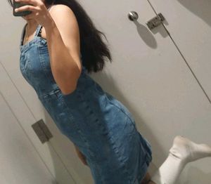 Blue Denim Mini Dress