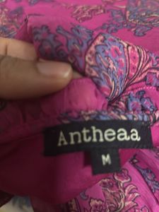 Pink Floral Midi Dress