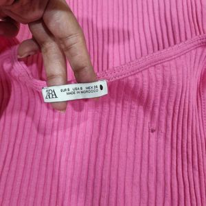 Pink bodycon dress