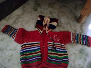 Handmade Sweater / Hoodi With Pant And Socks.