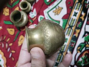 Antique Brass Kalash Pot Set