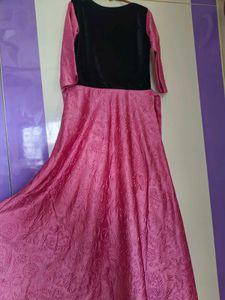 Pink &amp; Black Party Dress