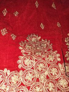 beautiful velvet lehnga with stitched blouse a