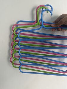 Set of 4- Colorful Plastic Hangers