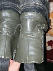 Zara Stylish Olive Green Boots