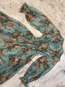 Elegant Floral Print Maxi Dress