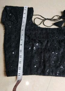 New Black Sequins Blouse | Unused