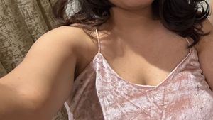Pink Velvet Mini Dress