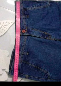 Dark Blue Denim Jeans