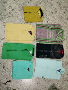 Men's Stylish Printed Shirt combo pek of 7
