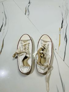 White Canvas Sneakers