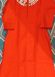 Elegant Mirror WorkKurta