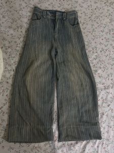 Wide Leg Striped vintage Pants☆*.｡.*☆