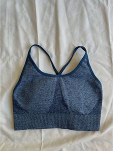 Blue Sports Bra