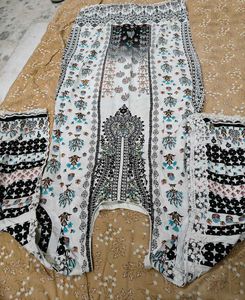 Bohemian Print Kurta with Trouser Set