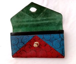 Tricoloured Clutch (Women)