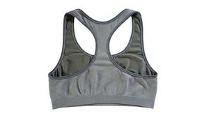 Grey Racerback Sports Bra