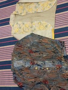 Stylish kurta jacket combo