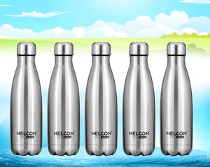 Nelcon Steel Water Bottles - Pack of 5 (RH)