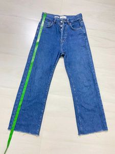 MANGO Pure Cotton Wide Leg High-Raise