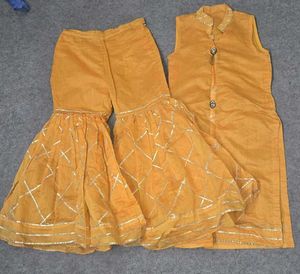 Mustard Kurta Sharara Set😍