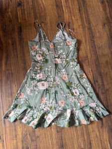 Floral Dress with Ruffles